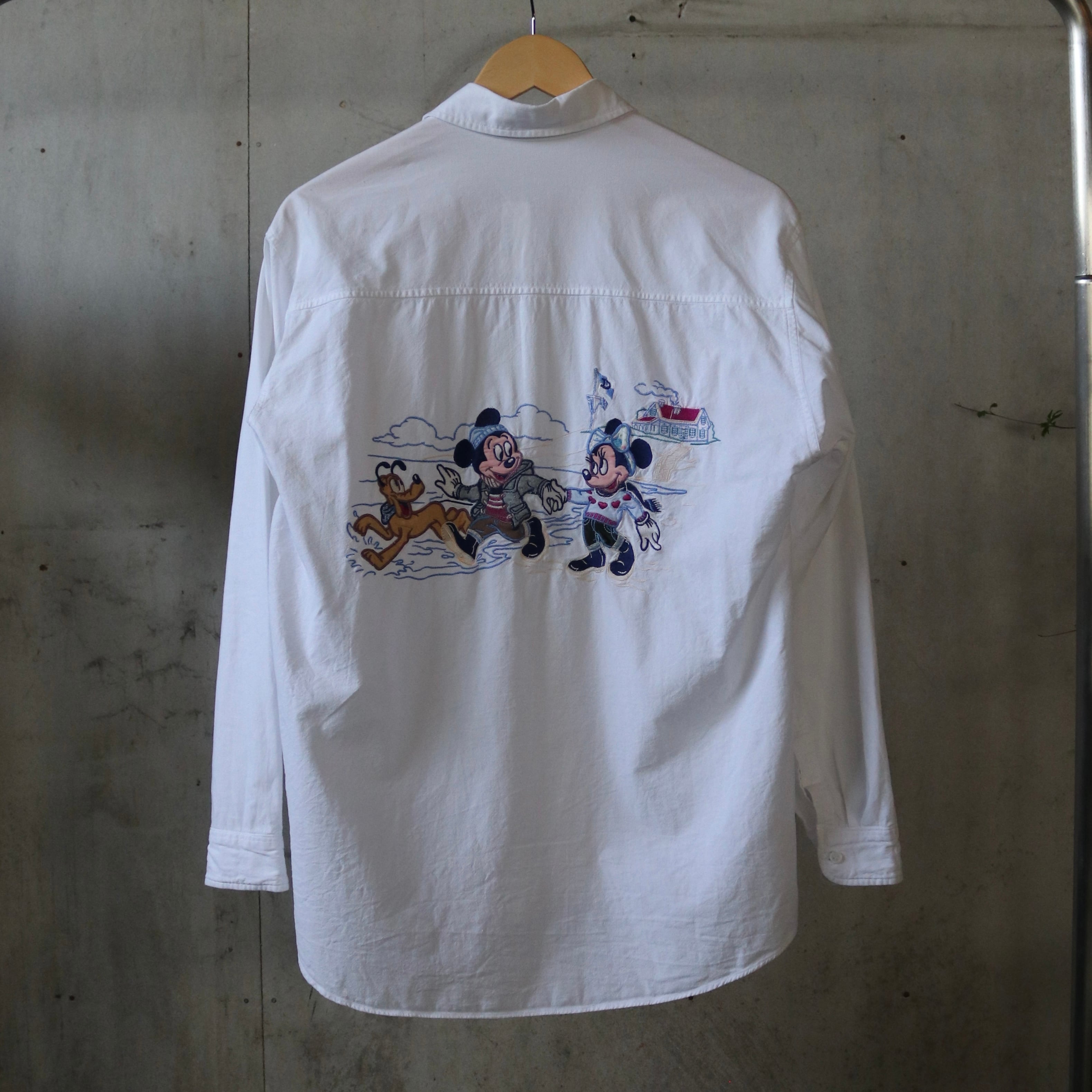 90-00's Disney Embroidered Shirt Unisex L