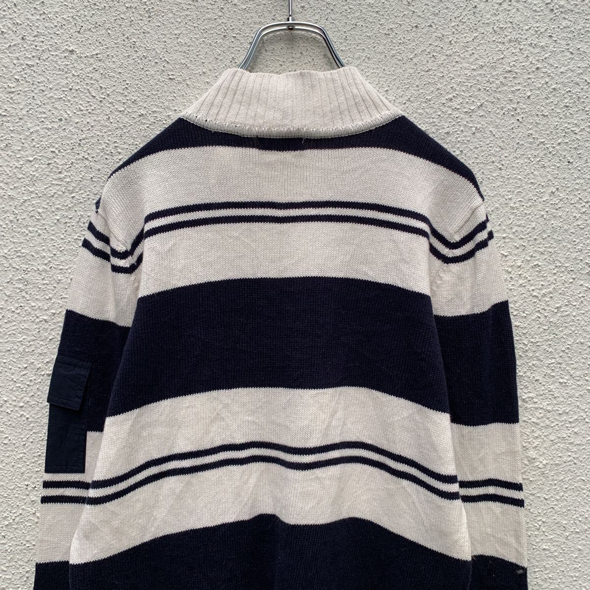 liz&co. ハーフジップ コットン ニット セーター レディース L 