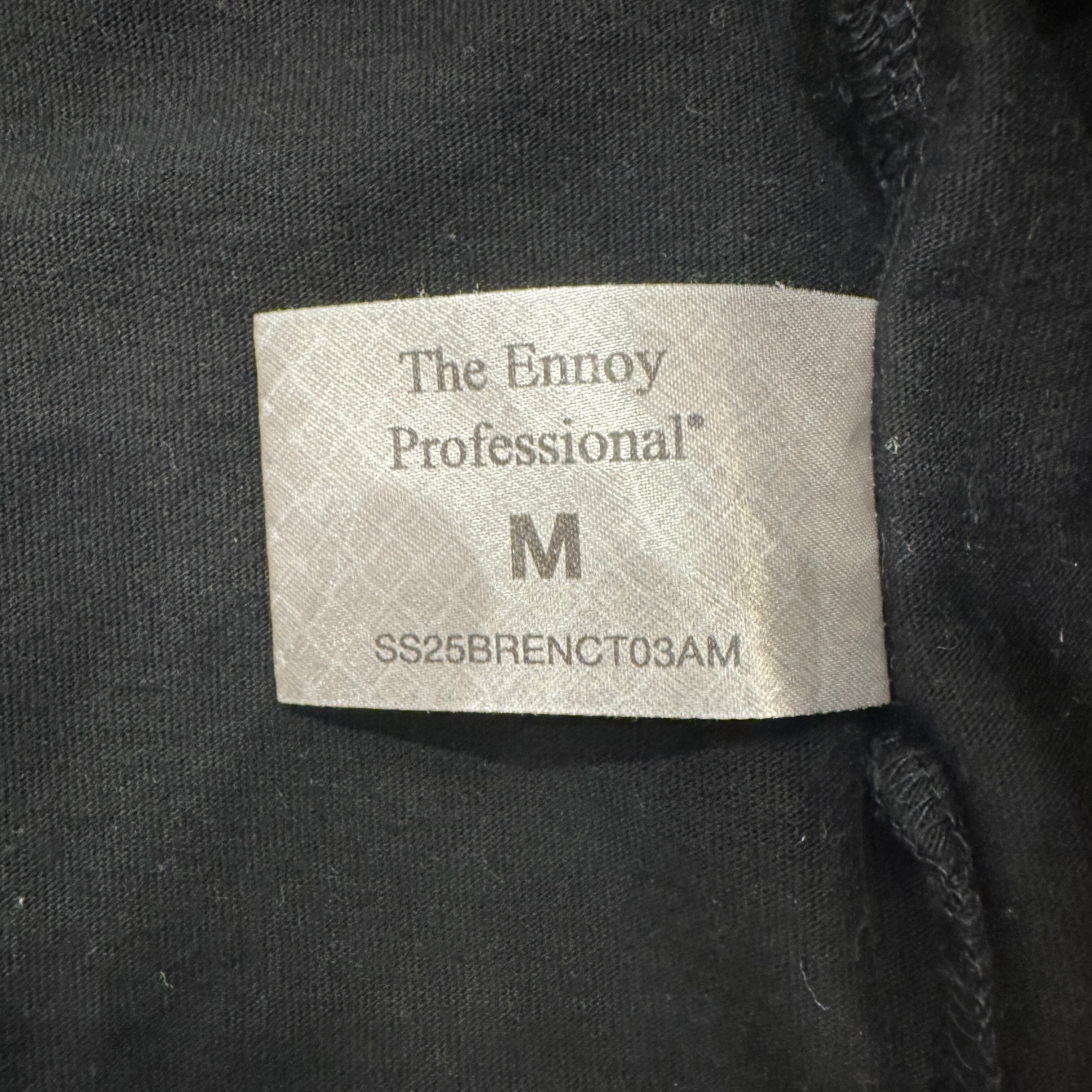 THE ENNOY PROFESSIONAL「CIRCLE? DRIP」T-SHIRT BLACK M | safarionline