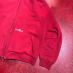 90s Carhartt ジップパーカー 裏地サーマル　フェードレッド　カーハート