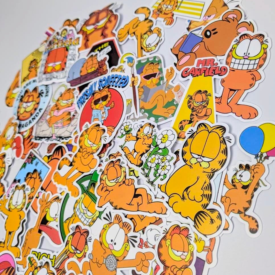 送料無料!【 Garfield ( ガーフィールド ) 】PART.3  STICKER(ステッカー)50枚SET 〚アメリカン雑貨 アメトイ〛
