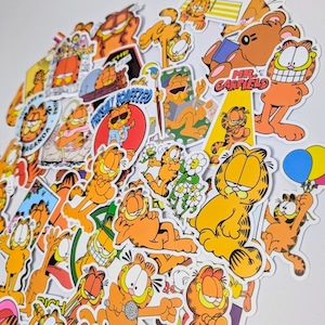 送料無料!【 Garfield ( ガーフィールド ) 】PART.3  STICKER(ステッカー)50枚SET 〚アメリカン雑貨 アメトイ〛