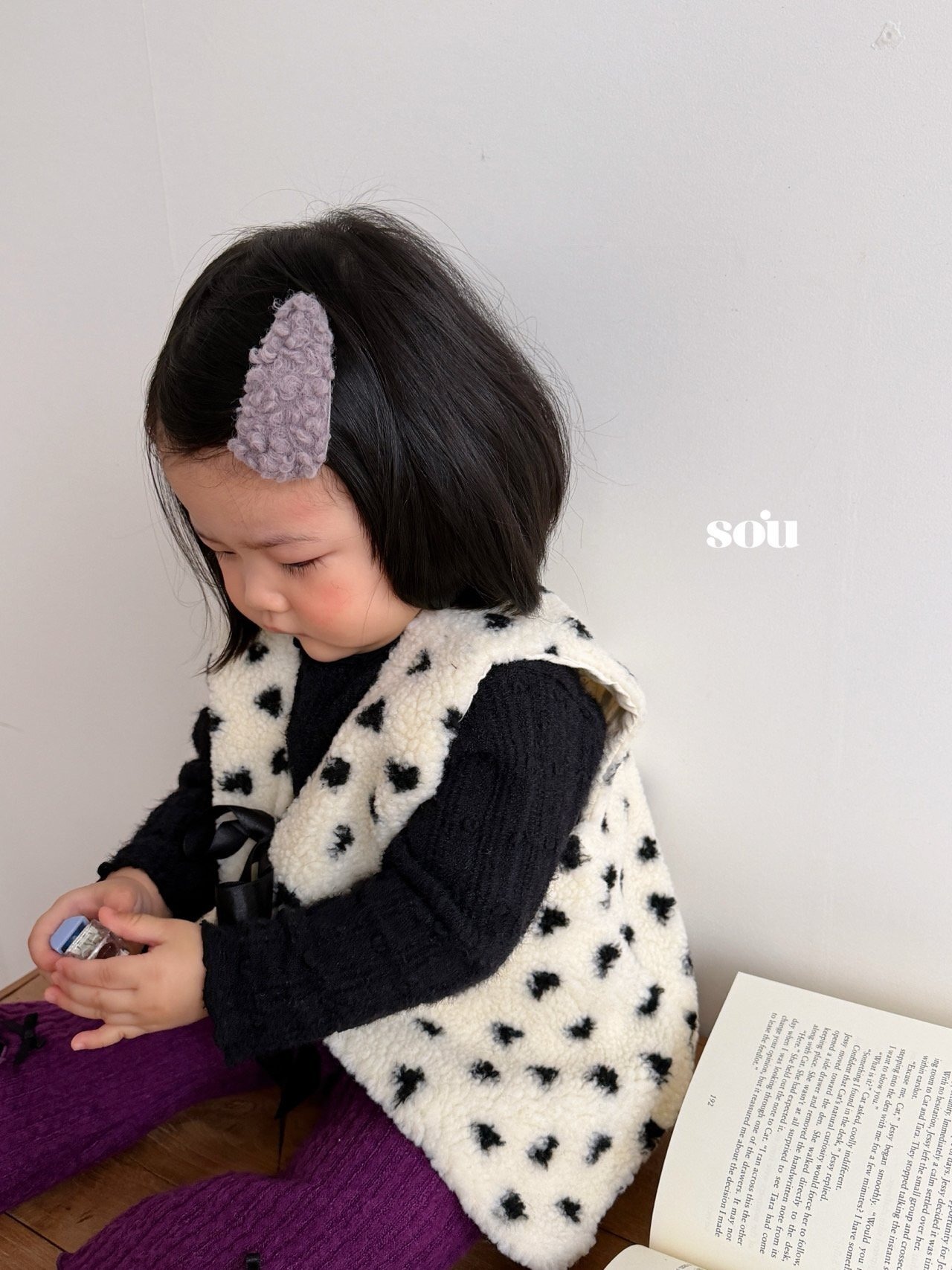 SO U［取寄］heart dumble vest 26winter