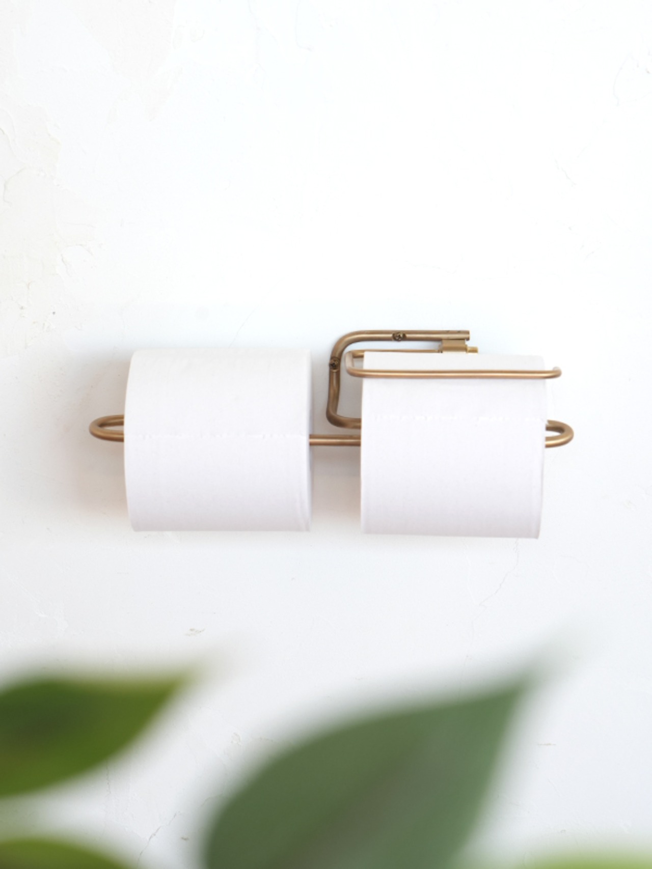 ren BRASS TOILET PAPER HOLDER-ダブル-/ペーパーホルダー/トイレ/真鍮/金具