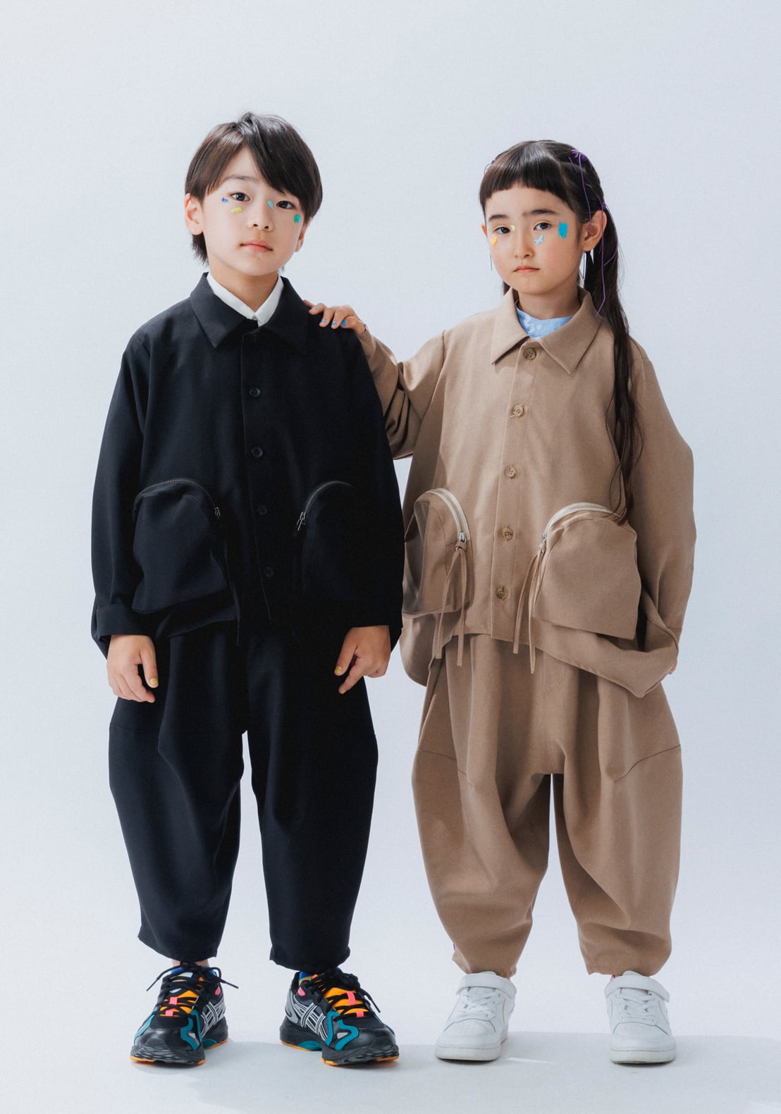 nunuforme 26SS 〉 ポインテッドパンツ / Black | 世界の子供服