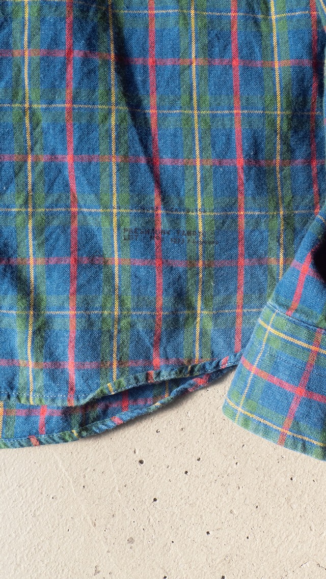 "GANT RUGGER" used Indigo oxford BD shirt