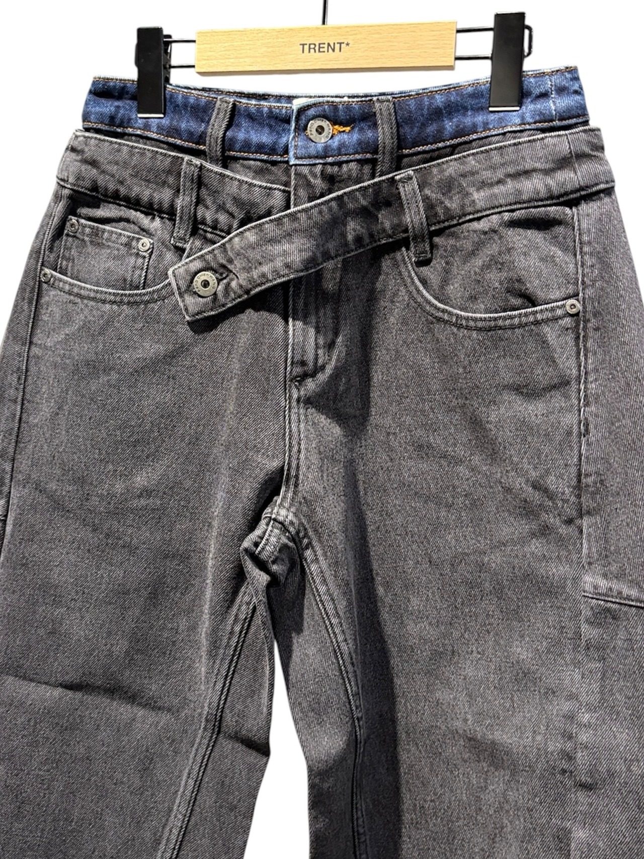 【25AW】Feng Chen Wang フェンチェンワン / Double Waist Denim Trousers - 10