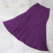 社交ダンス 衣装 スカート パープル系 チャコットロイヤルダンス Chacott ROYAL DANCE 紫 無地 レッスン 練習 シンプル 伸縮 ストレッチ 鮮やか 日本製 ダンス衣装 上品 かわいい 華やか