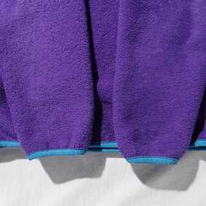 美品 M 最初期 80s 三角タグ USA ナイロン前立て パープル Synchilla Snap-T Patagonia シンチラ スナップT パタゴニア