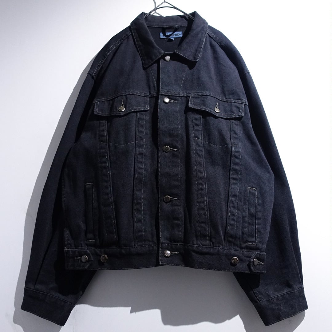 EURO Black Denim Trucker Jacket