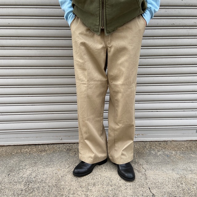 Dickies ディッキーズ　ダブルニーワークパンツ　ワイド　ベージュ　W34