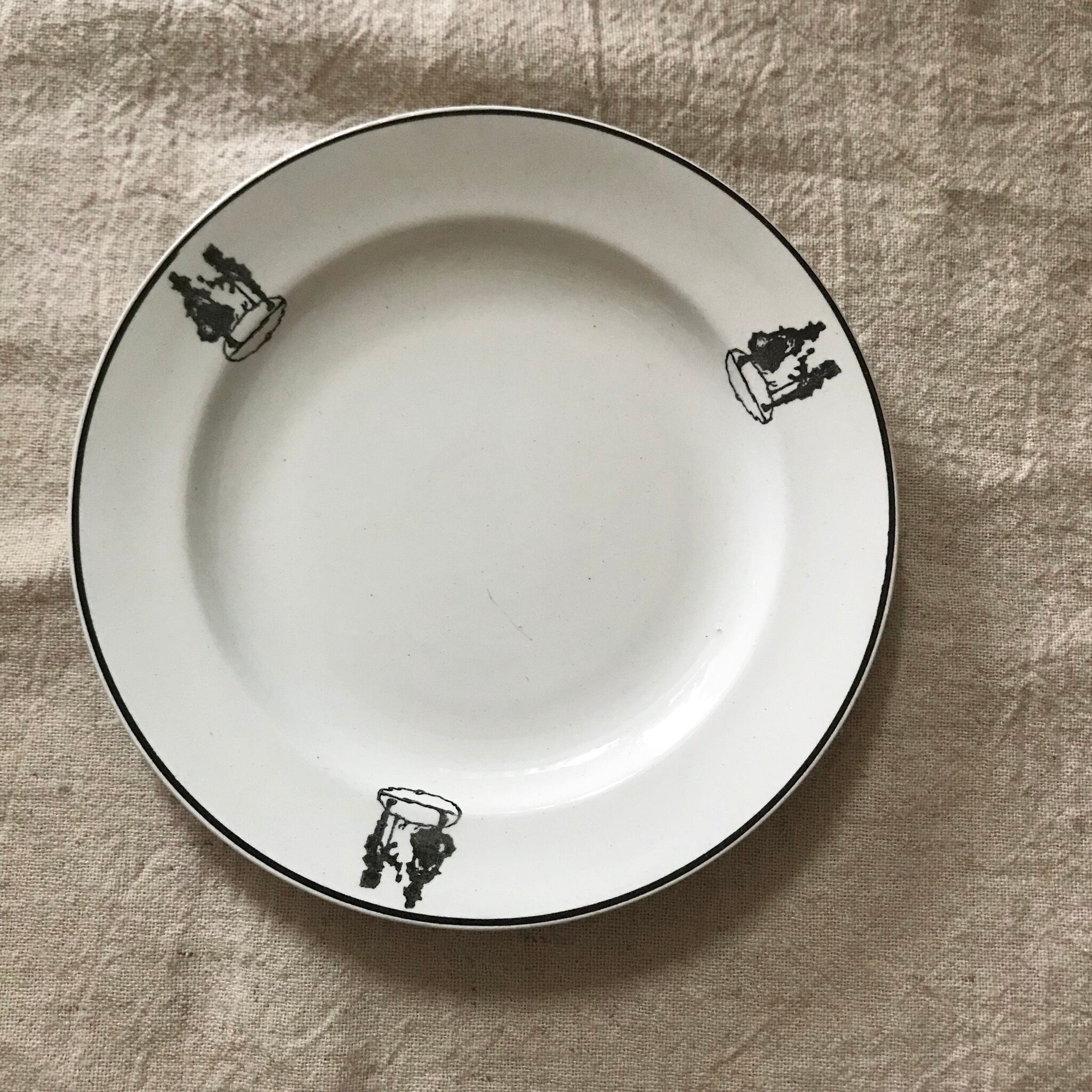 プロポーズ柄のミニプレート