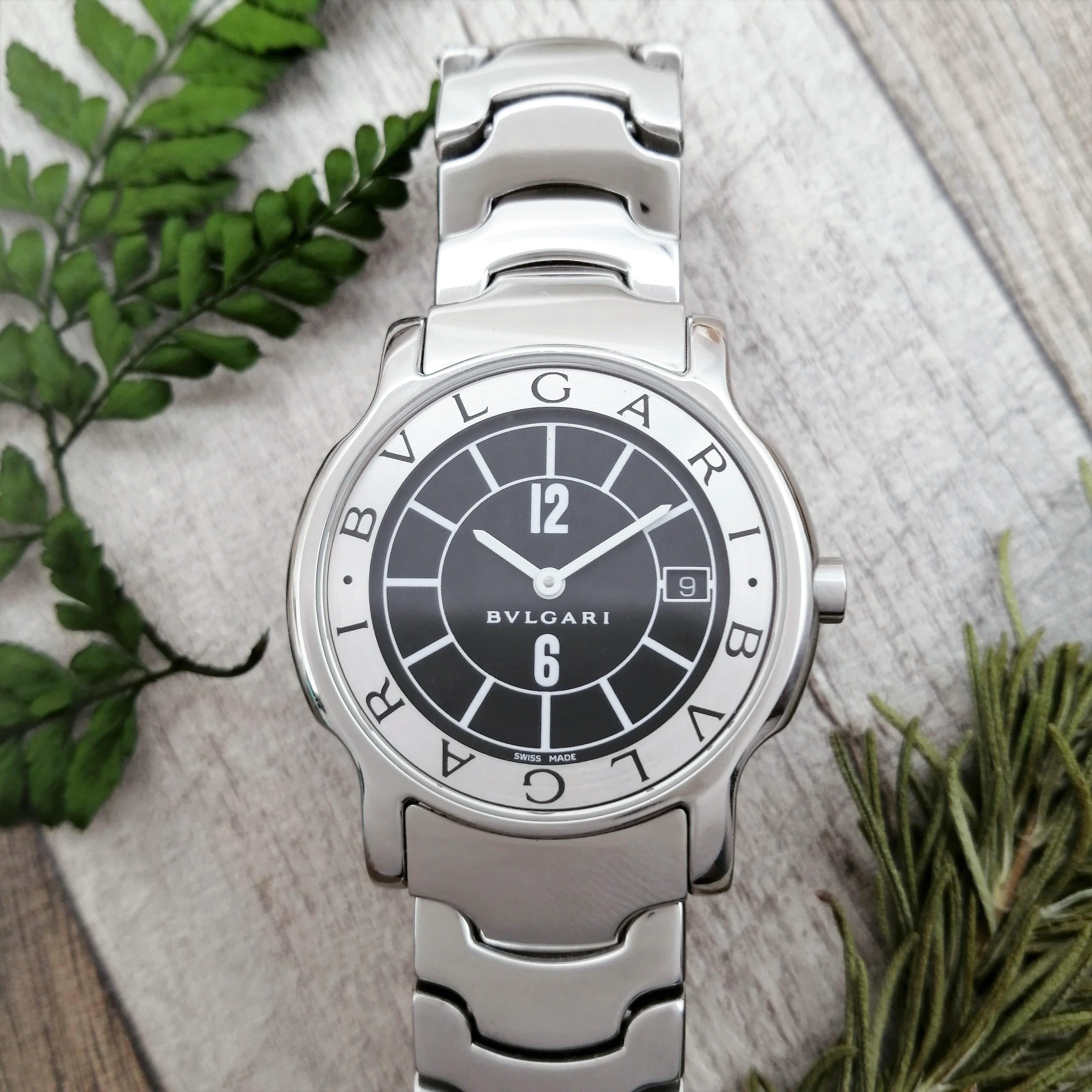 極美品✨ブルガリ　ソロテンポ✨動作保証付　点検済　メンズ　レディース　腕時計 | Masaco Vintage （マサコ ヴィンテージ  ）腕時計やアクセサリーのお店 powered by BASE