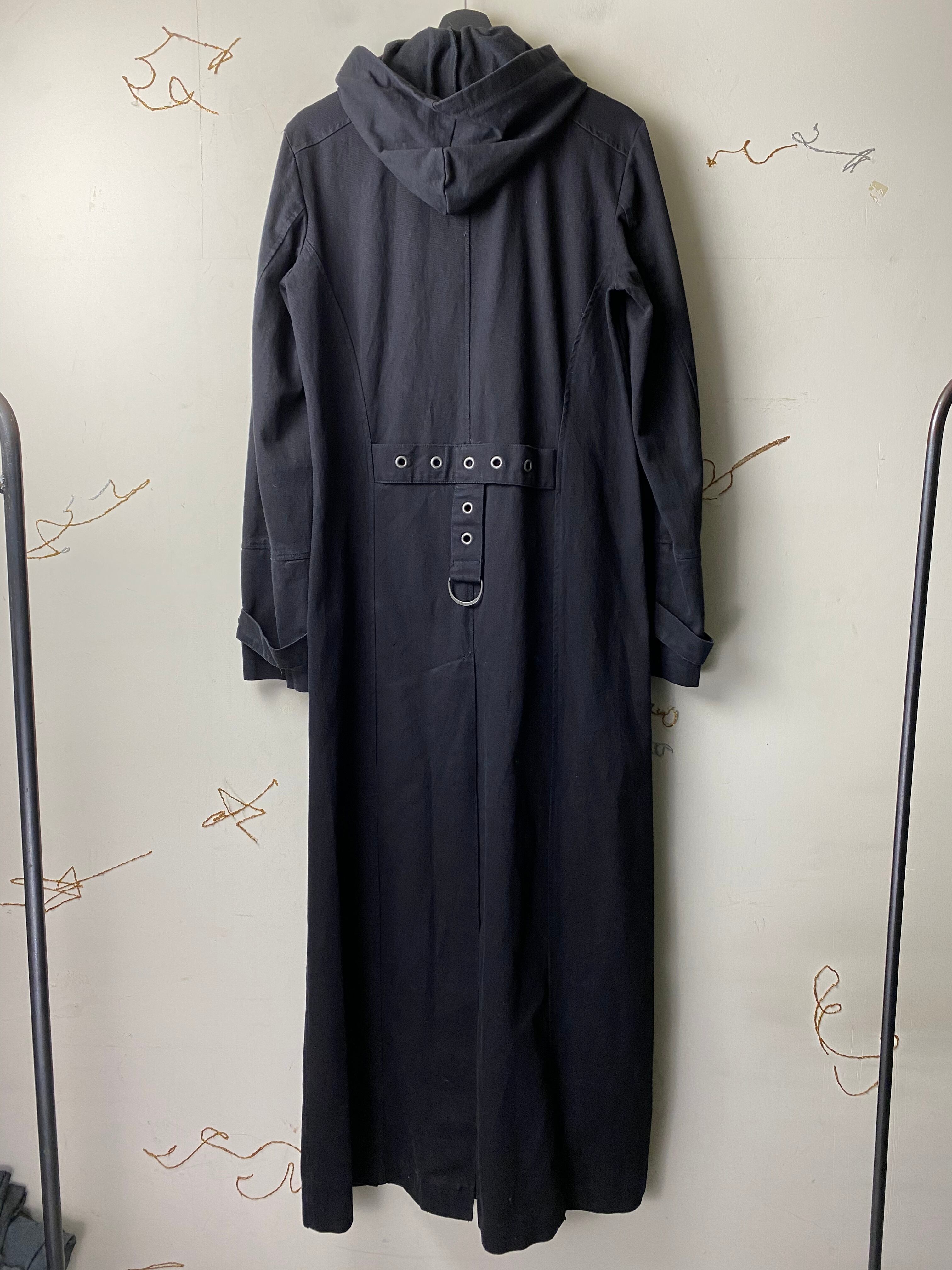 TRIPP NYC bondage maxi coat | NOIR ONLINE