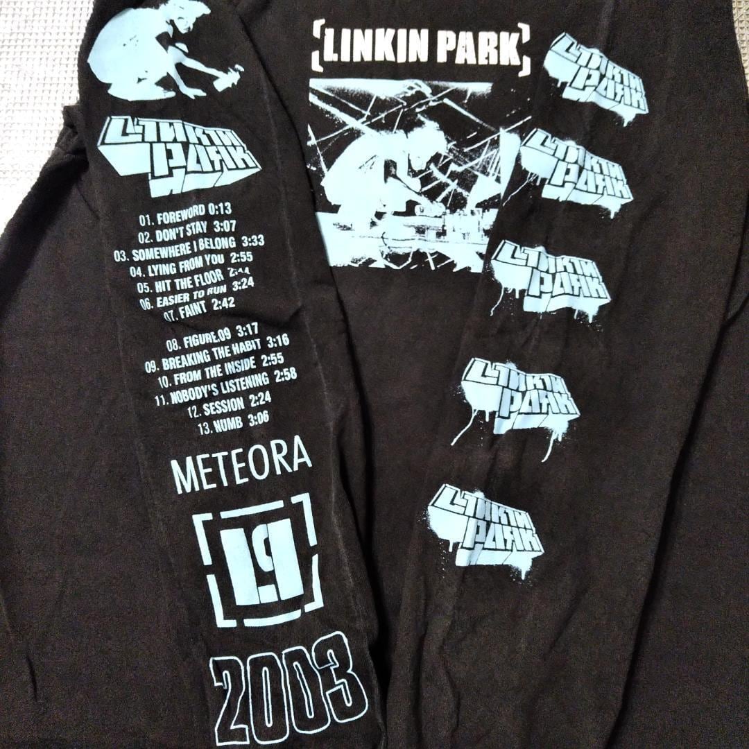 リンキンパーク ヴィンテージ加工長袖Tシャツ L ロックT バンドT リンキンパーク ヴィンテージ加工長袖Tシャツ L ロックT バンドT