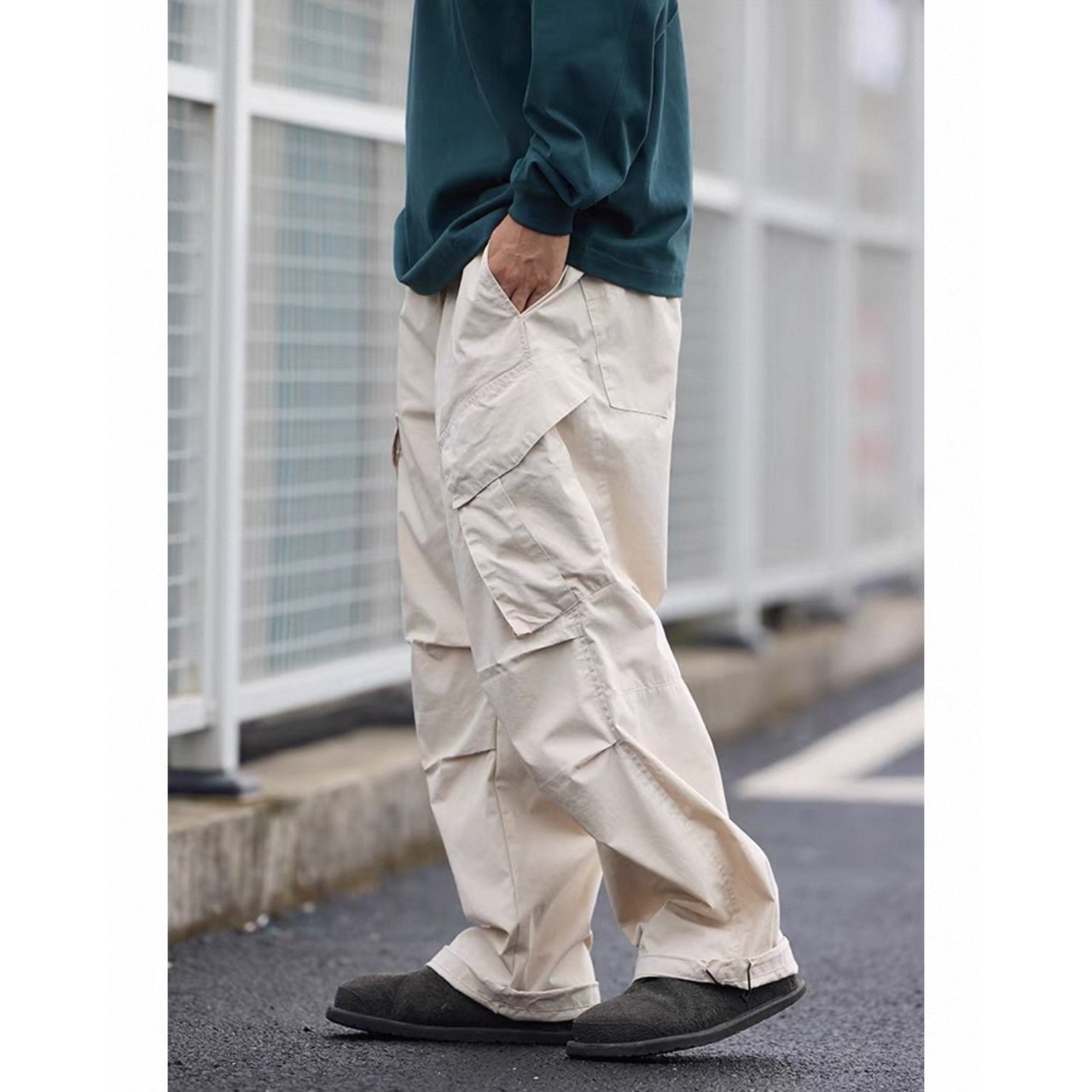 Wide fit utility cargo pants 1052 - 8