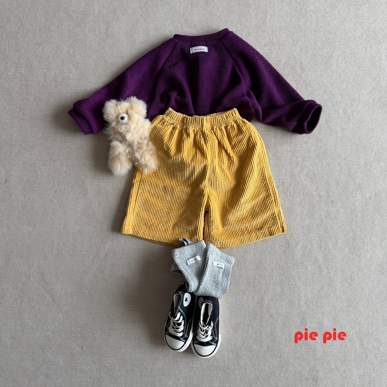 韓国子供服 / pie / 26Autumn /テレタビーカーディガン/ 秋服 /カーディガン*XS~XL *