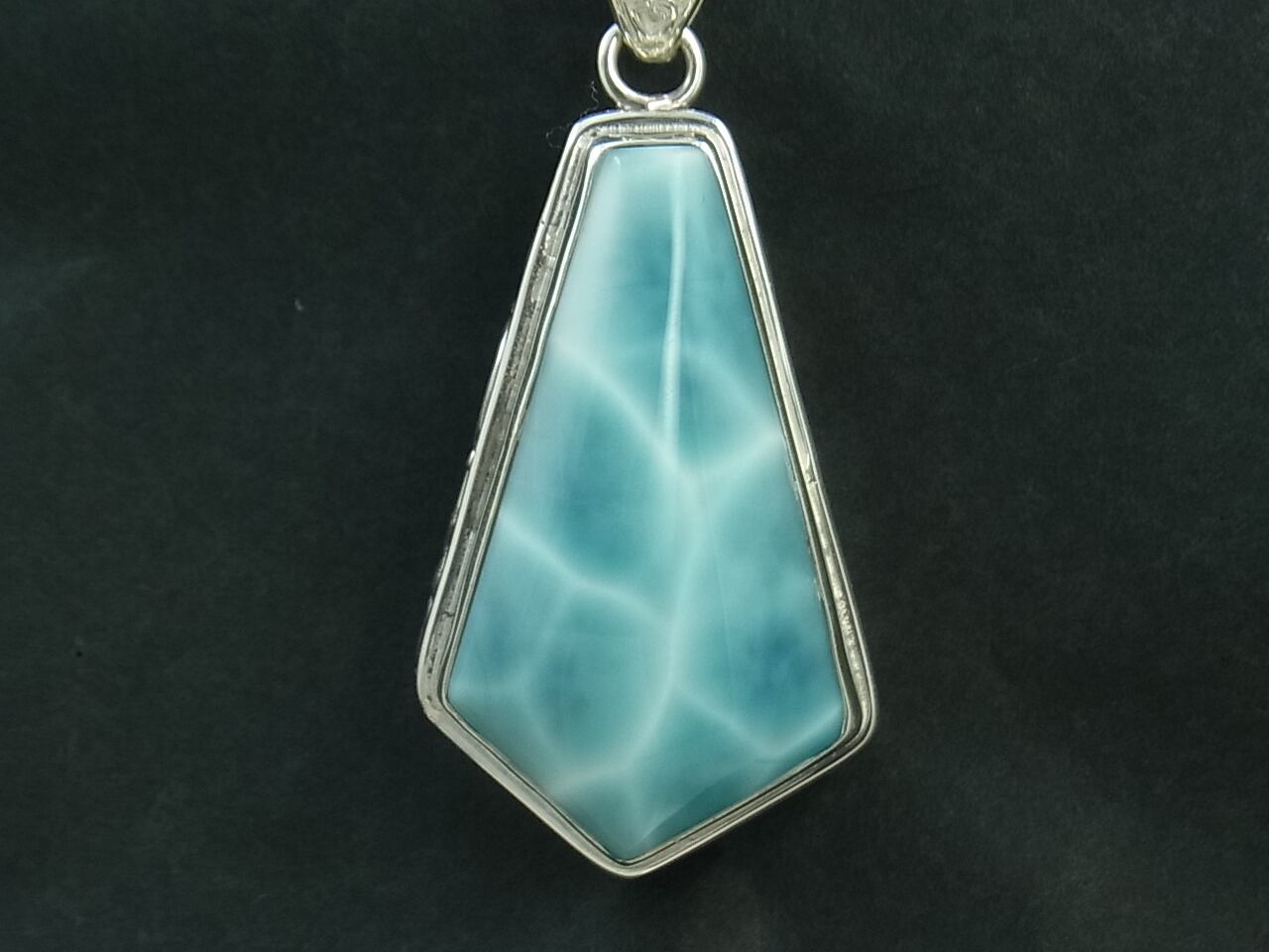 0328c862 天然石☆【20Aラリマー】☆ 星形ペンダント18x5.5mm 《癒しの 