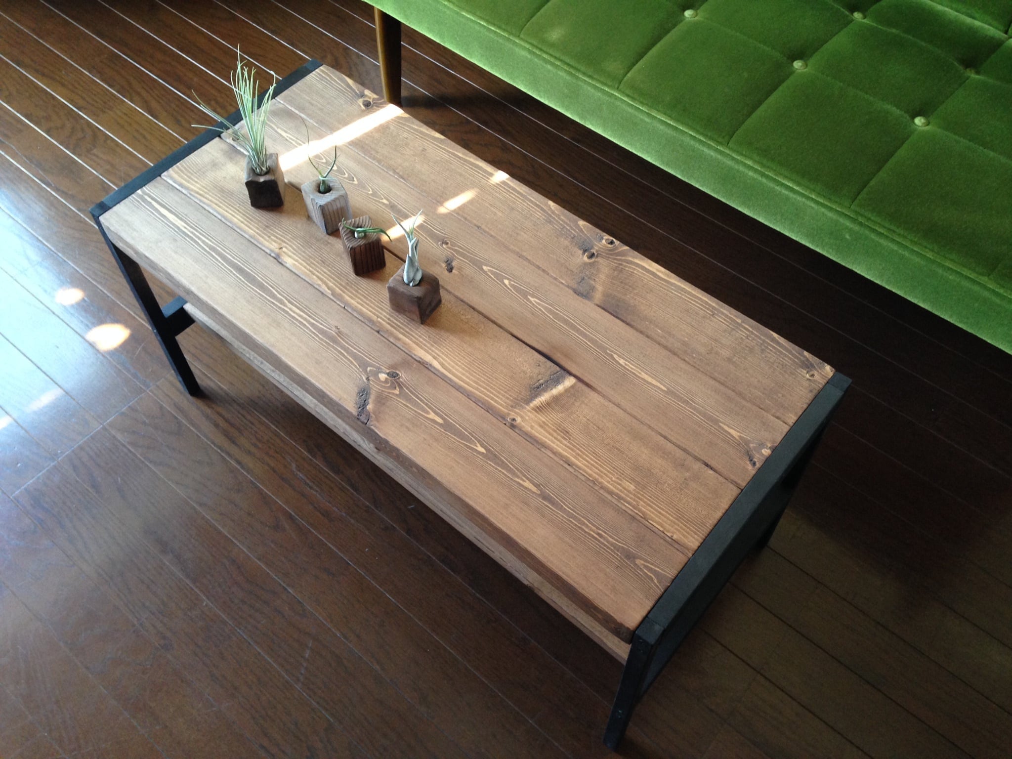 折りたたみテーブル カフェテーブル ワックス仕上げ