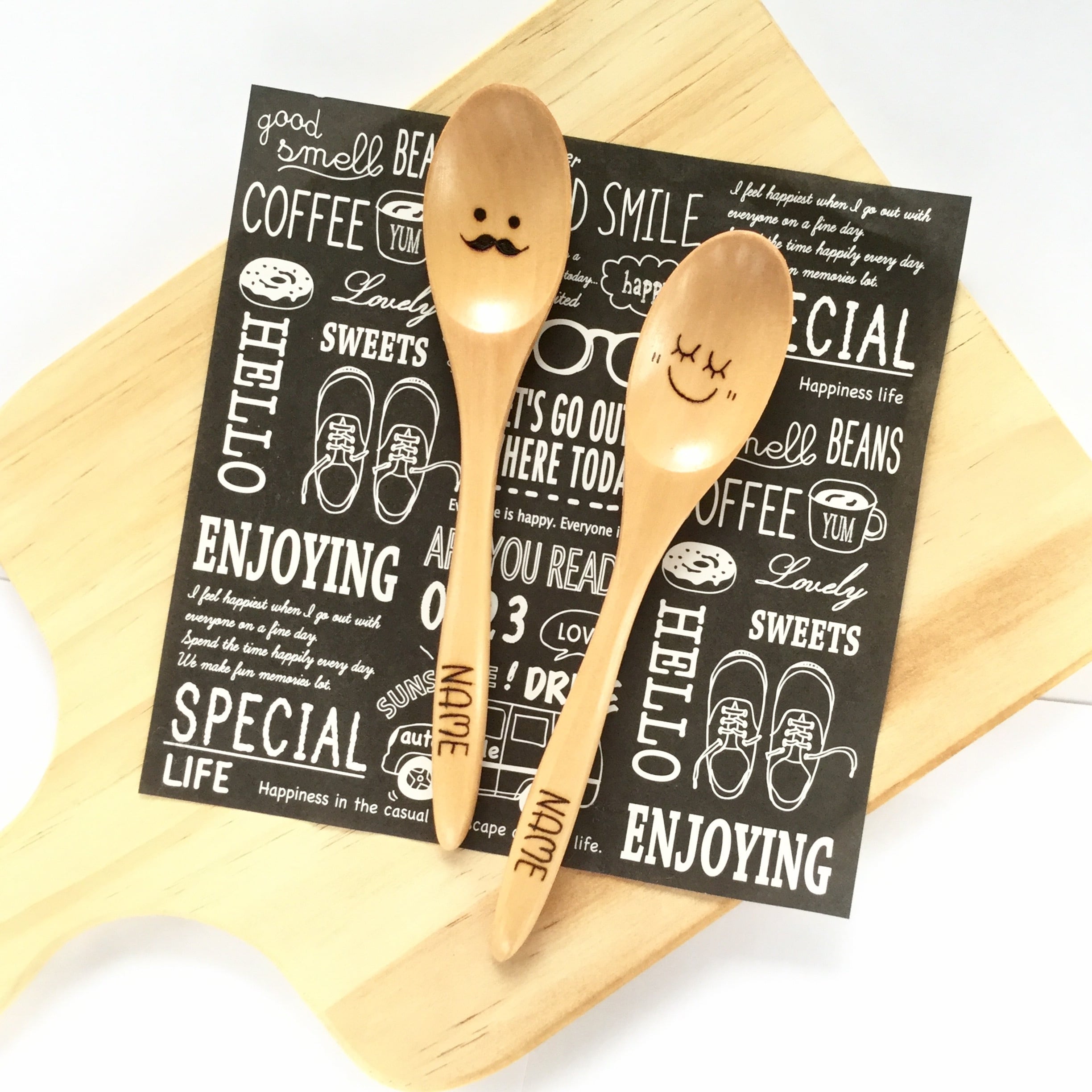 確認♡木のスプーン 名入れ お祝い♡