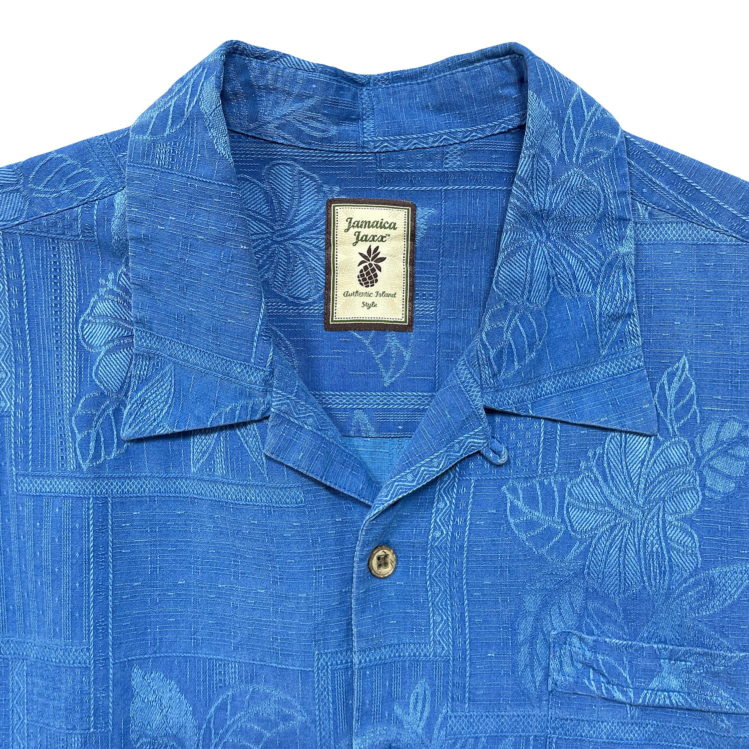 USA 古着 Jamaica Jaxx ジャマイカジャックス シルク 開襟 アロハ