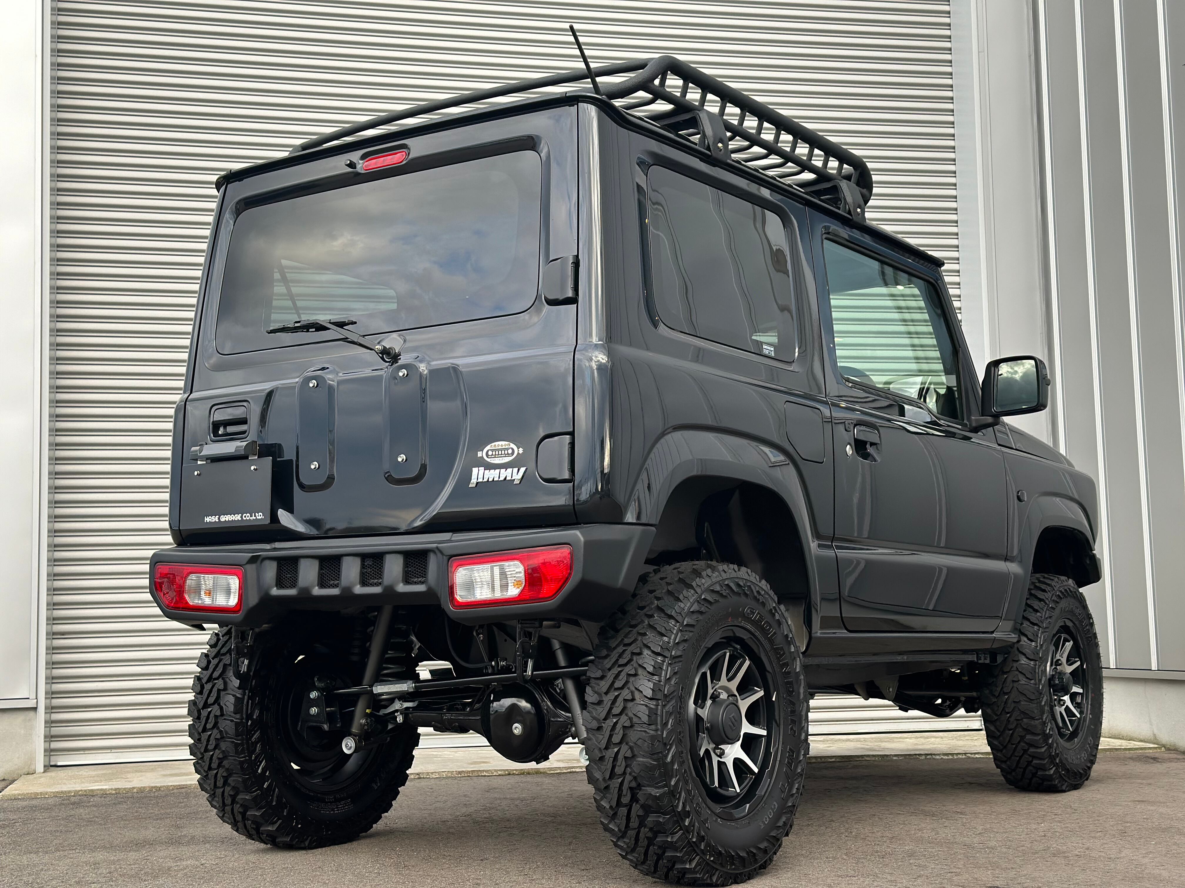 JB64 ジムニー ショートリアバンパー FRP 艶消しブラック塗装 ジムニー 