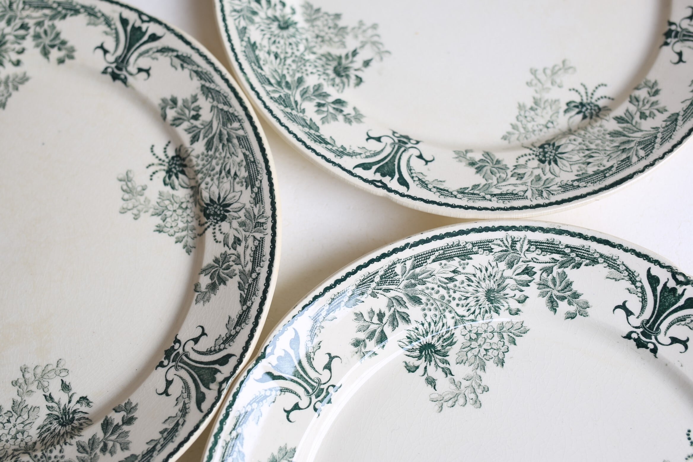 フランス アンティーク ヴィンテージ U＆C SARREGUEMINES サルグミンヌ