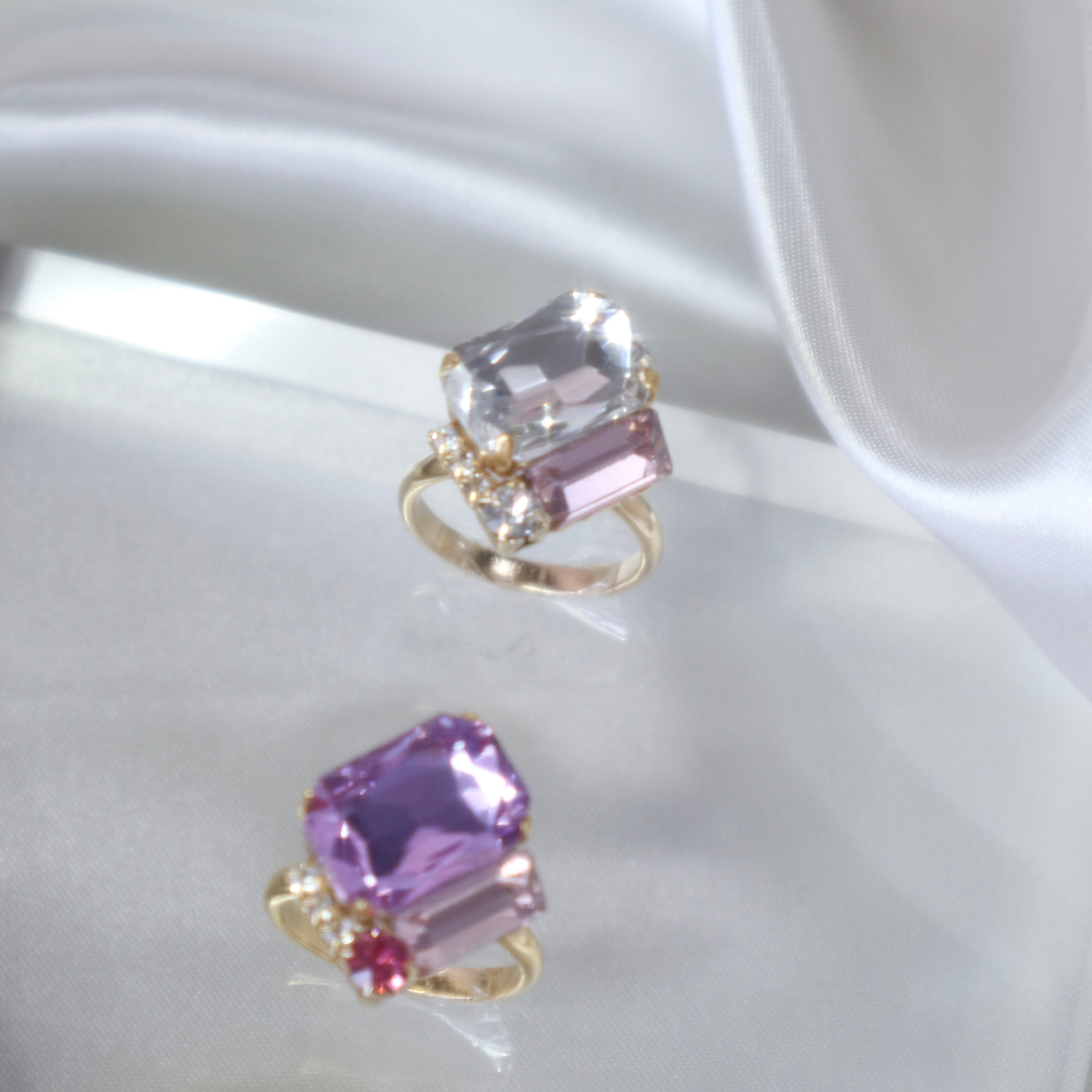 Candy rings (violet / F size)