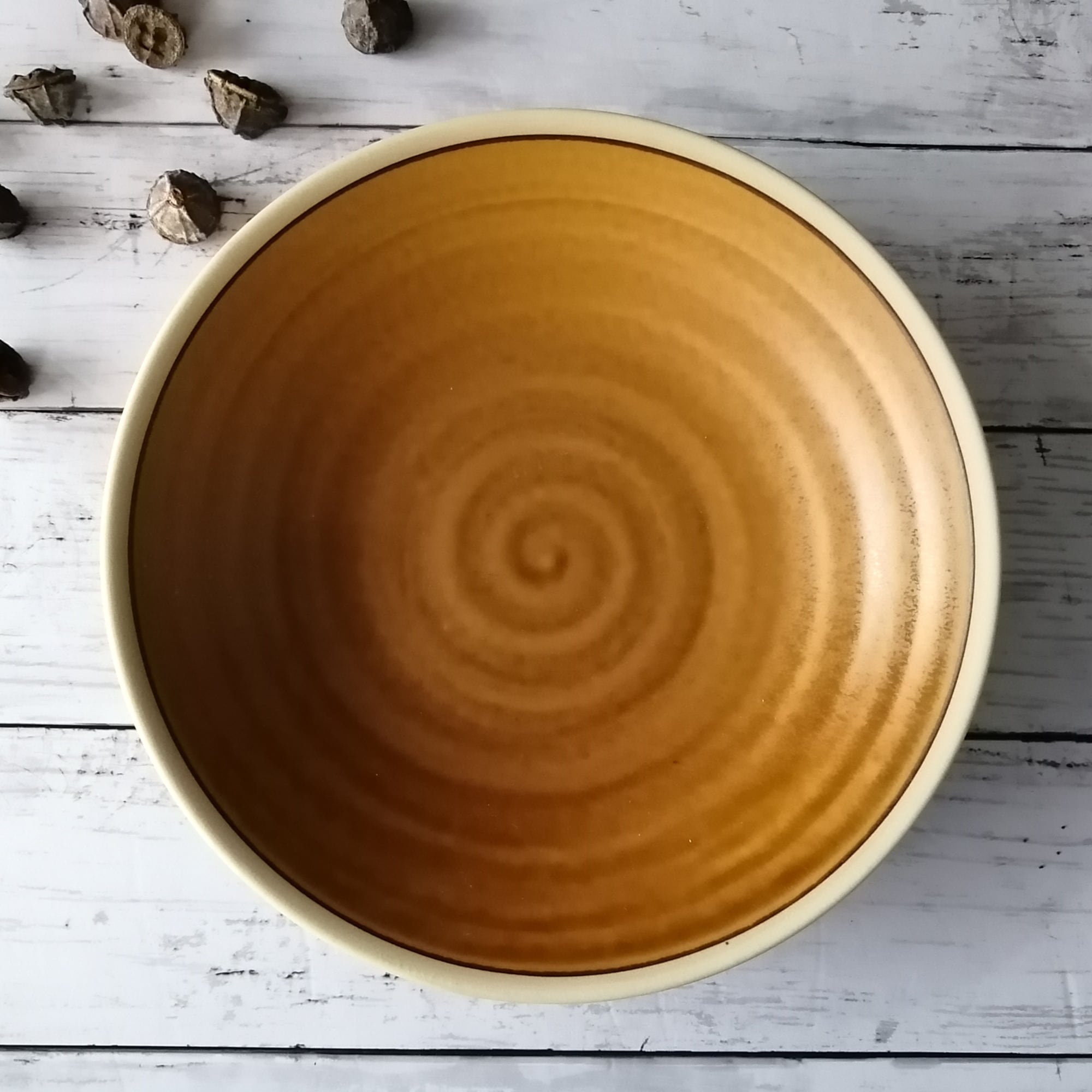 桂仙の茶器 桂秋 7.5皿 23cm 和食器 | 食器のほっこり屋