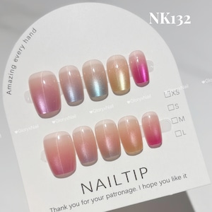 NK132 ネイルチップ サイズXS/S/M