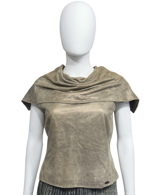 AW2000 CHANEL GOAT SKIN TOP