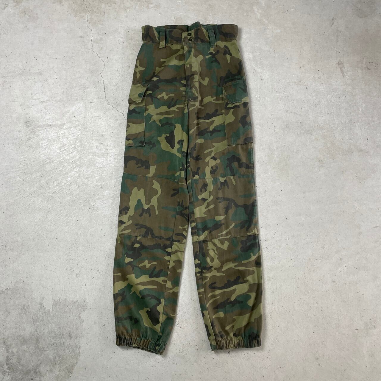 50〜60年代 スペイン軍 アメーバカモ リバーシブル フィールドパンツ