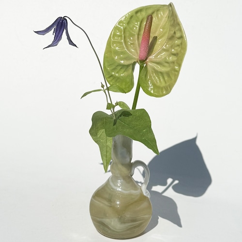 Marble pattern glass vase Marble pattern glass vase