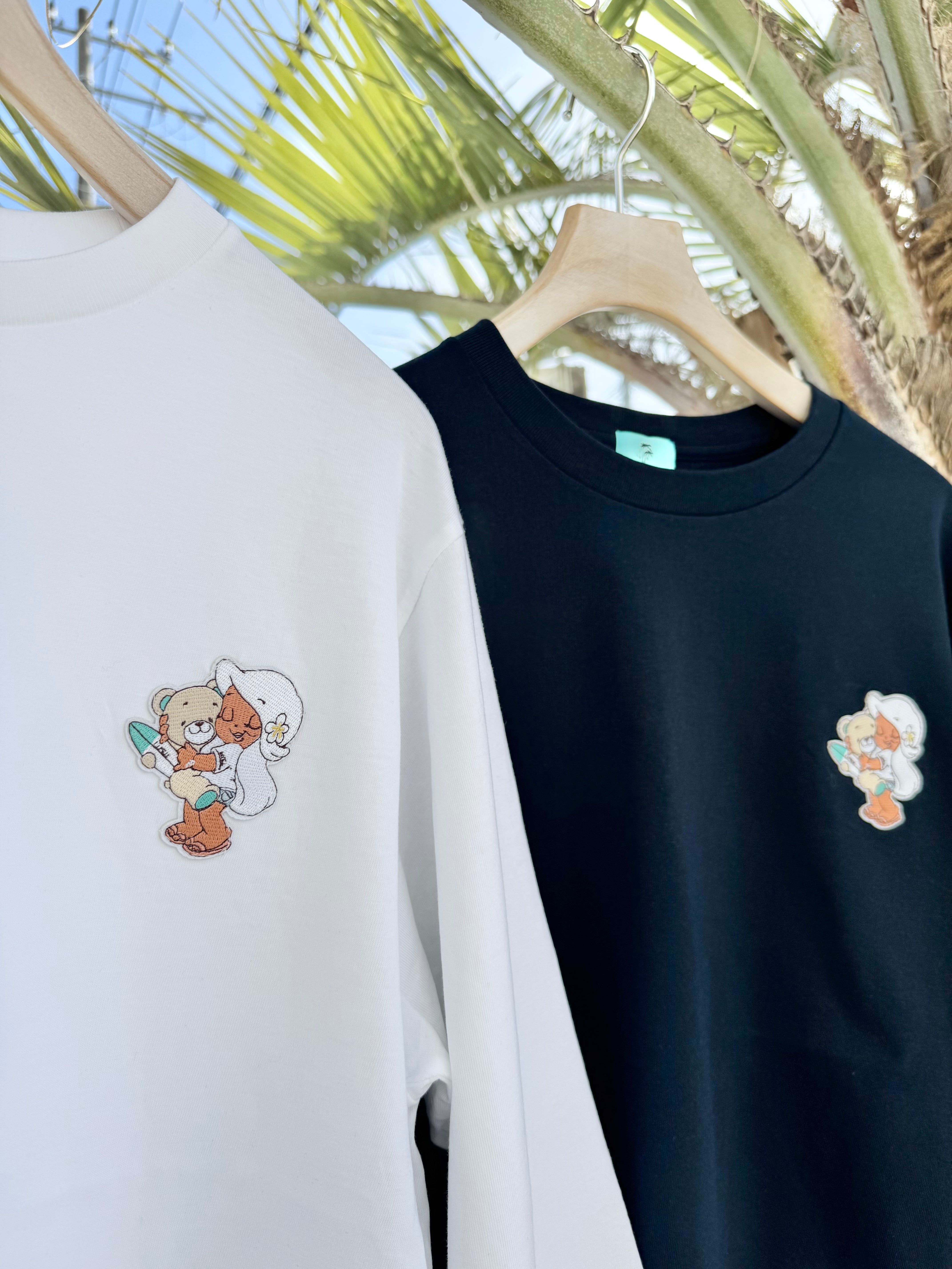 LIFE is bear × mapua 刺繍ワッペンロンT ¥5,800+tax