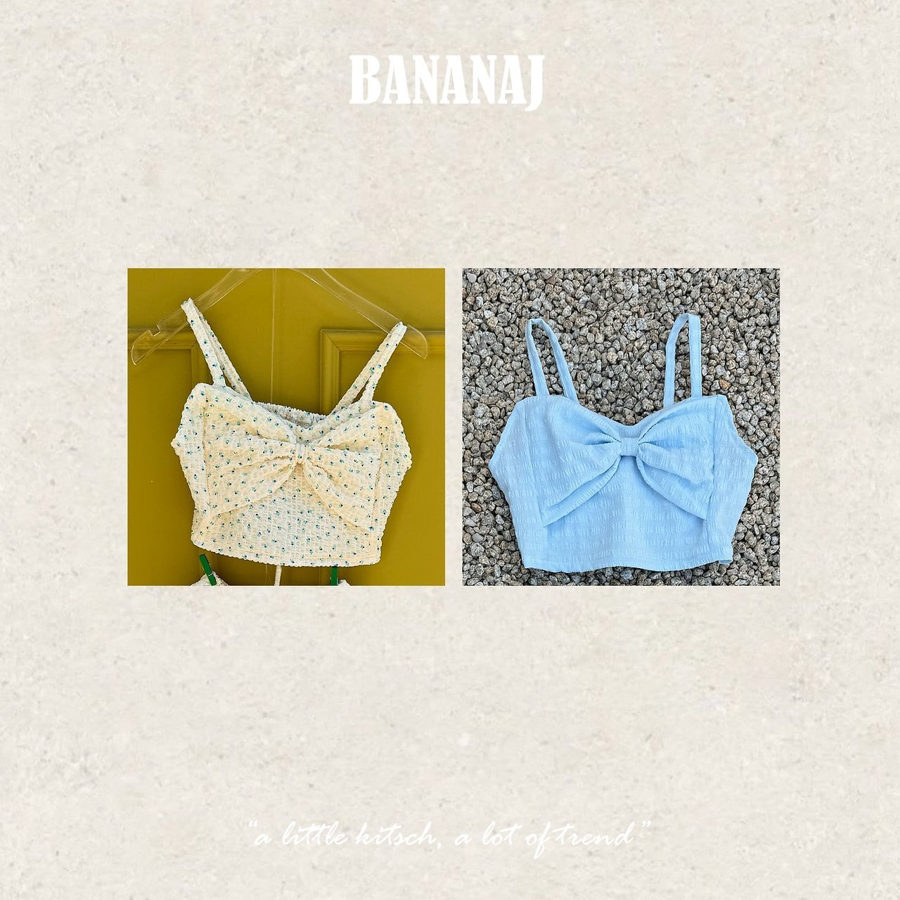 «予約»«ジュニアサイズあり»«Banana J» ティンカー・ベルトップス 2colors