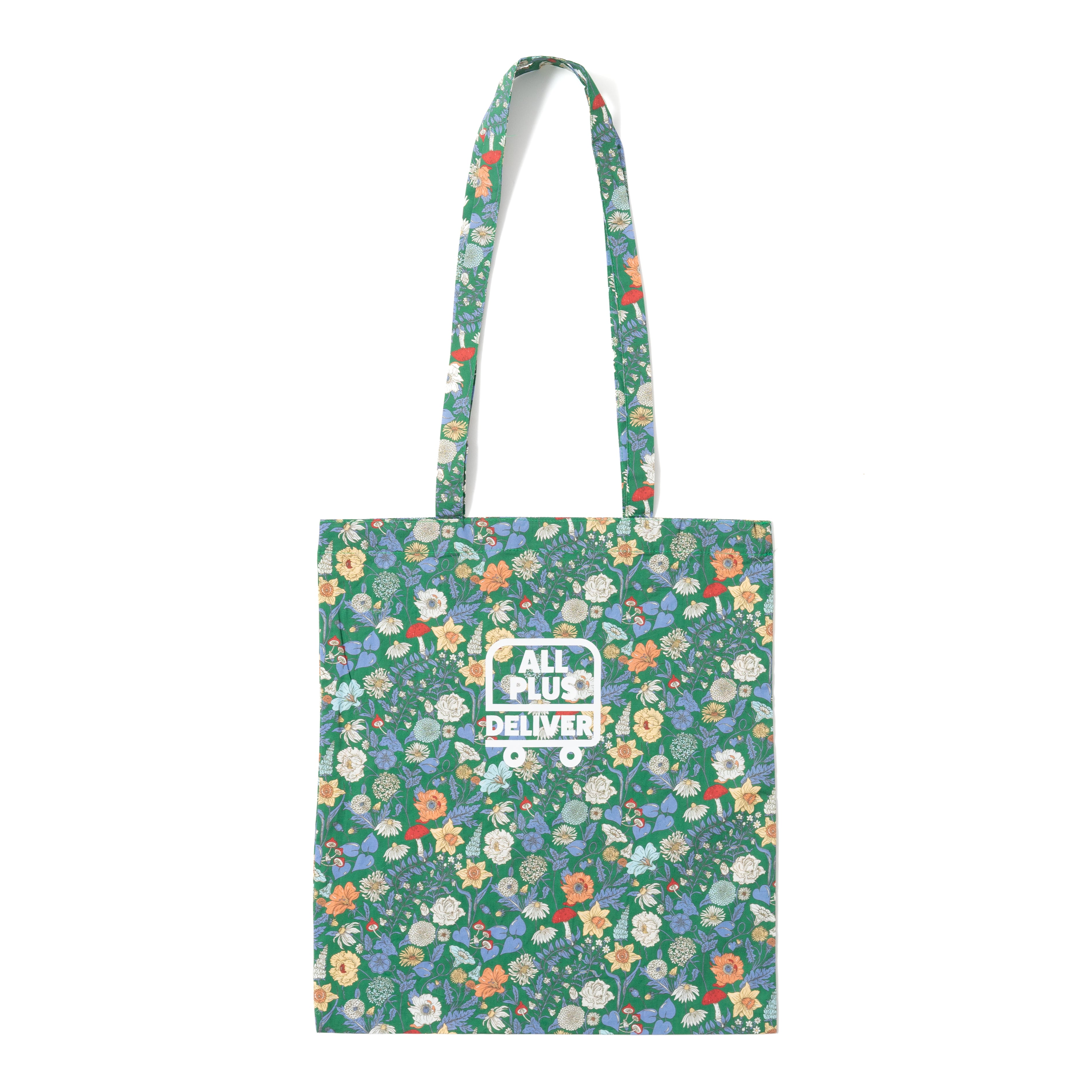 ALPSDR FLOWER TOTE BAG / GREEN