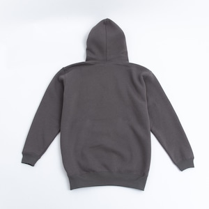 SHOEHURRY! SMALL LOGO SWEAT HOODIE (CEMENT/WHITE) | 裏起毛パーカー(セメント/ホワイト)