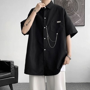 【Men】BLACK ICE SILK SHIRT RELAXED FIT S-1053