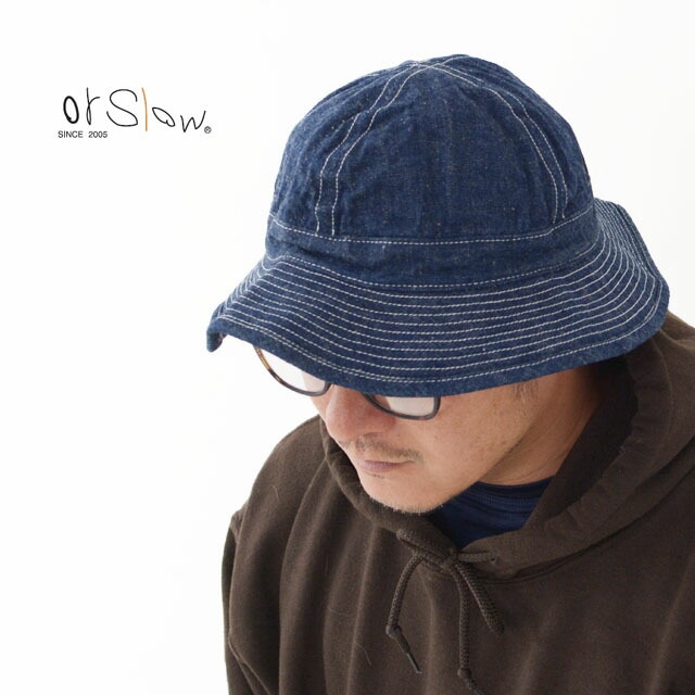 orslow[オアスロウ] US NAVY HAT [03--001-81W] ユーエスネイビーハット・デニムハット・MEN'S / LADY'S [2024SS]