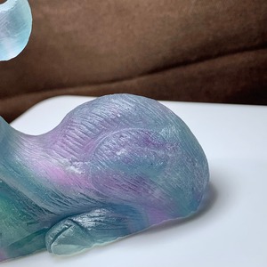 ブルー系グラデーション☆フローライト・バンビ