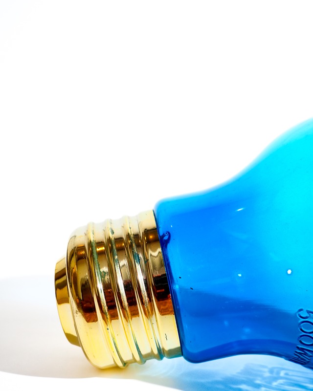 Big Plastic Light Bulb Piggy Bank