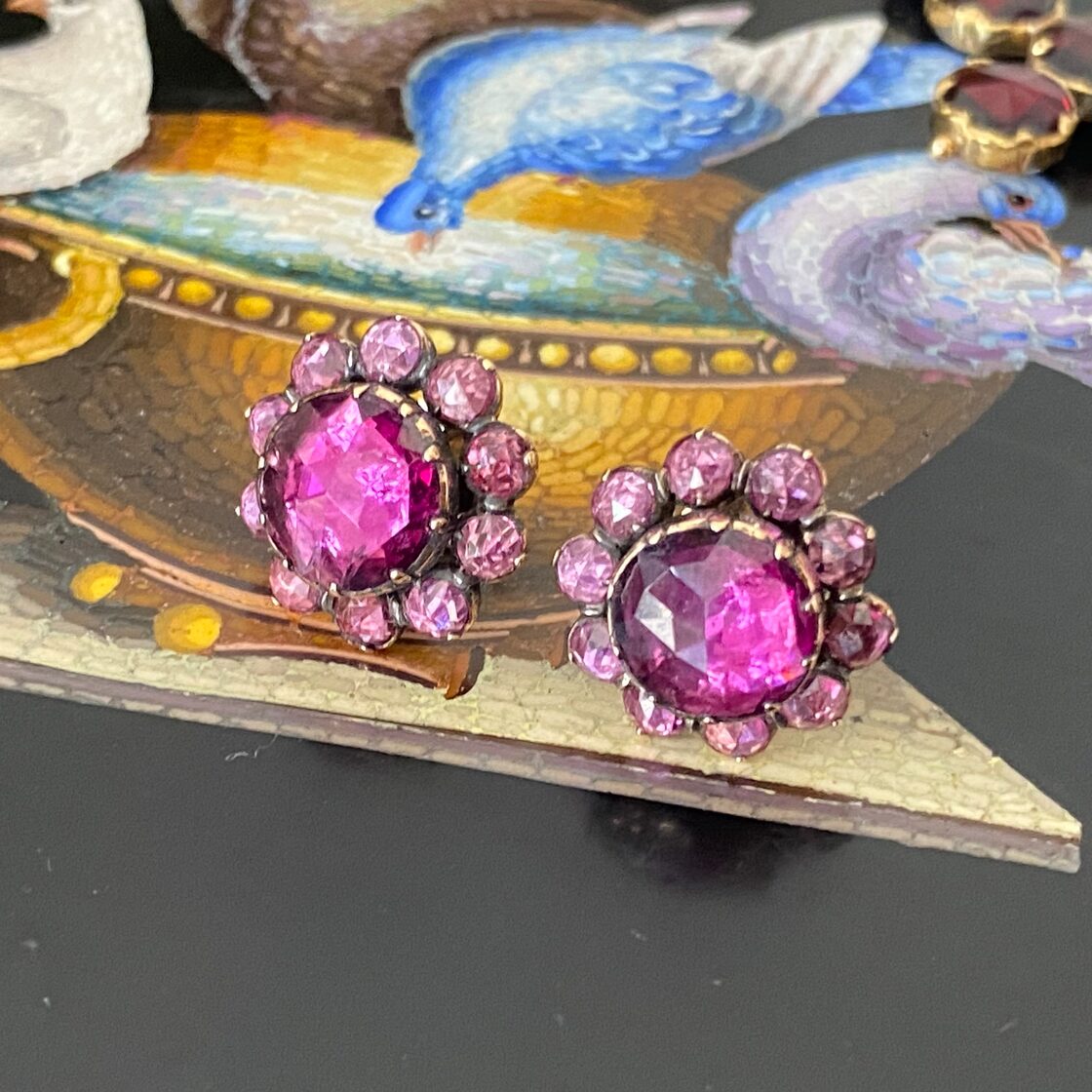 貴重 大粒 ペルピニャンガーネット ピアス | PAY ID