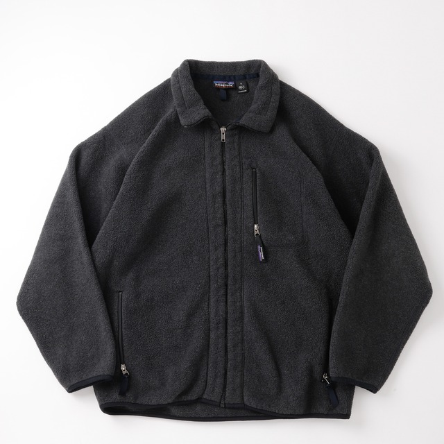 【極美品】Vintage Patagonia fleece jacket Cardigan gray made in USA Size XL  ／90年代 パタゴニア フリース ジャケット カーディガン サイズXL アメリカ製 レアカラー 希少 ミントコンディション