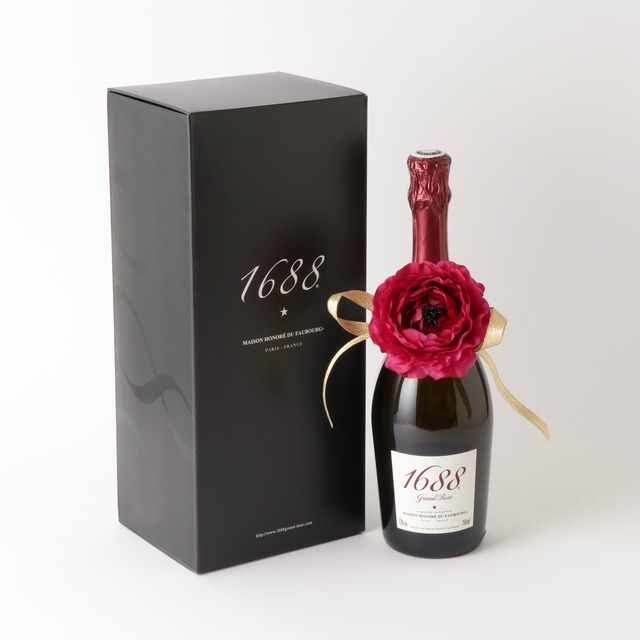 1688 Grand Rosé フラワーセット 【ノンアル】（750ml・箱入り）