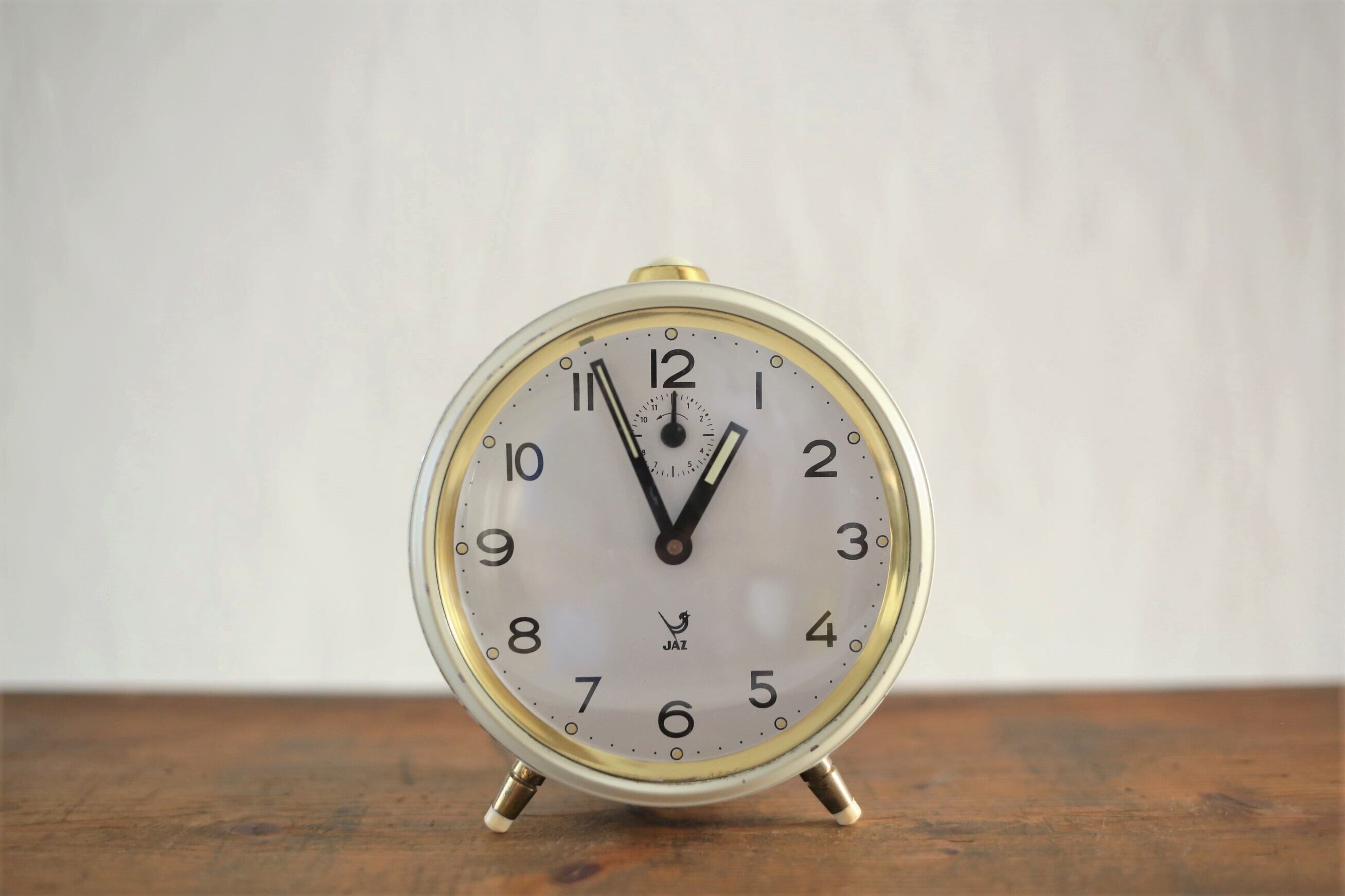 フランス アンティーク ヴィンテージ JAZ 目覚まし時計 N-02956