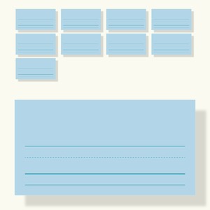 英語フセン"Up-lows"<アプローズ>（×10）（100枚/冊）