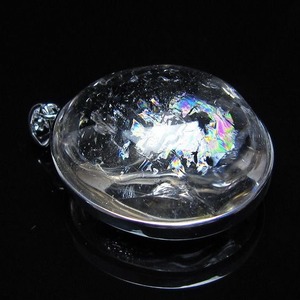 アイリスクォーツ 水晶 ペンダント 虹入り メール便可 一点物 112-14160