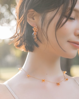 ネックレス ”記憶を綴って” 14kgf 金木犀