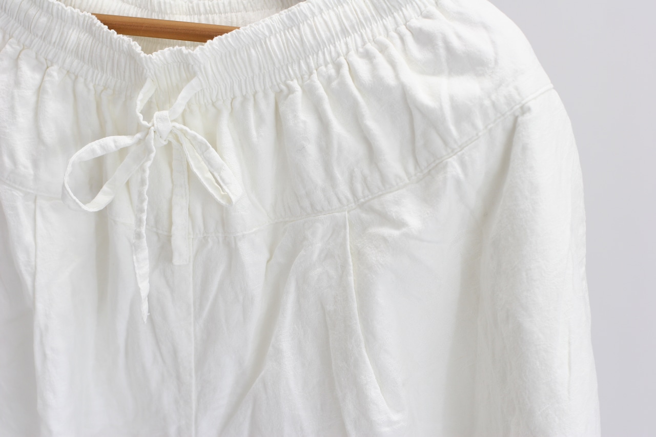 【Gauze#】ANTIQUE JACQUARD WIDE PANTS(G1223)