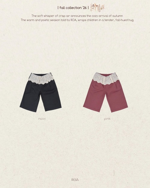 ROA［取寄］merci pants 26autumn